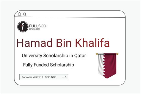 Hamad Bin Khalifa University Scholarship Study In Qatar Fullsco