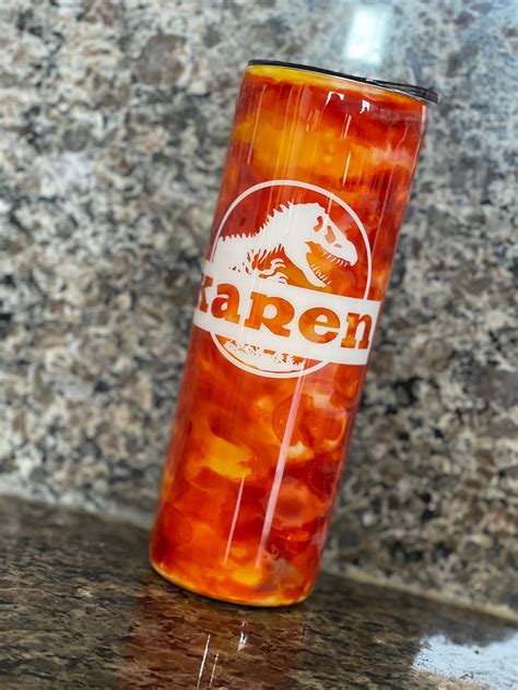 Customized Tumblers Ink Epoxy Orange Tumbler Personalized - Etsy New