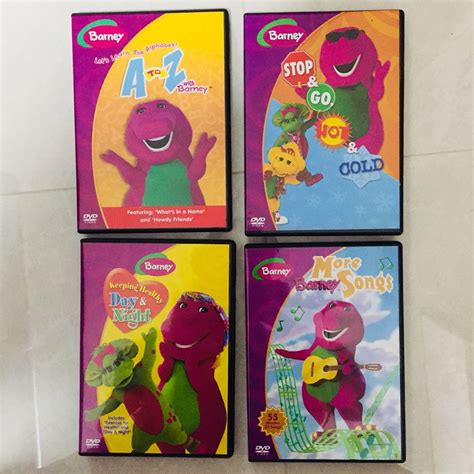 Barney kids DVD, Music & Media, CDs, DVDs & Other Media on Carousell