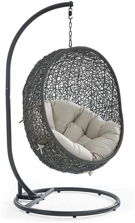 Modway Eei 2273 Gry Bei Hide Wicker Rattan Outdoor Patio