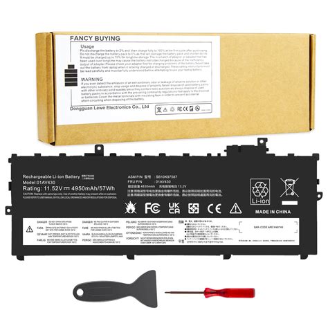 Fancy Buying 01AV430 SB10K97587 Battery Replacement For Lenovo ThinkPad