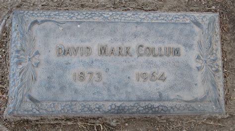 David Mark Collum Memorial Find A Grave