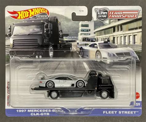 Hot Wheels Mercedes Benz Clk Gtr Fleet Street Team Transport Car