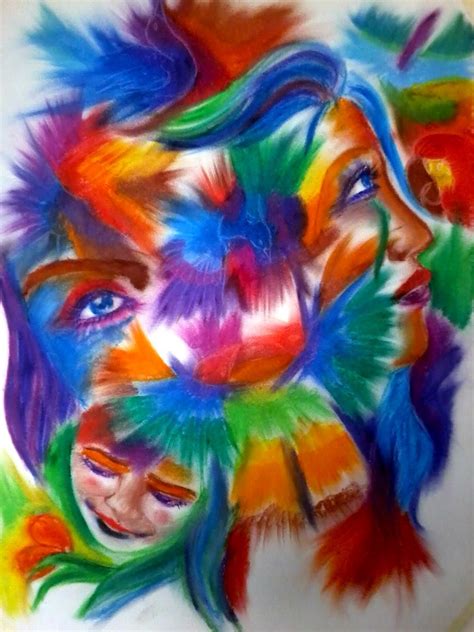 Abstract Pastel Painting at PaintingValley.com | Explore collection of ...