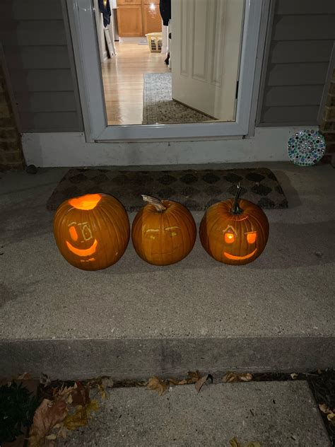 How would you rate these Roblox pumpkins my brother sister and I carved ...