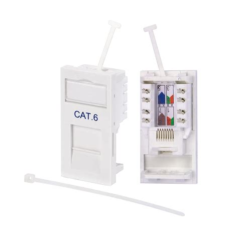 Cat Rj Utp Wall Outlet Module For Use With Modular Faceplates Buy