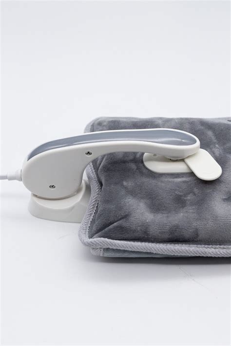 Electric Rechargeable Hot Water Bottle Grey Bed Hand Warmer Massaging