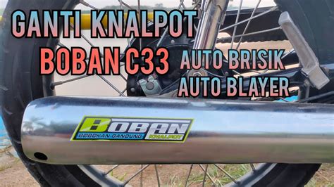 KNALPOT RX KING BOBAN C33 BOBOKAN BANDUNG YouTube