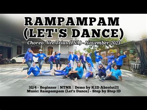 Rampampam Let S Dance Line Dance Beginner Veetrias Youtube