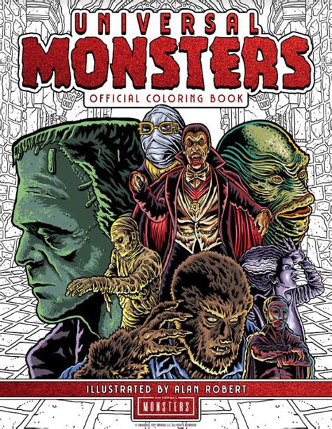 Horror News Network Interview Universal Monsters Coloring Book With