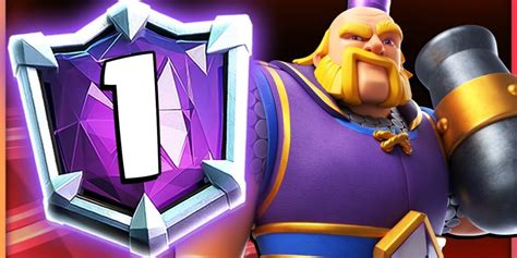 Sirtagcr Clash Royale Buffed Royal Giant Deck Takes Rank 1 In The World