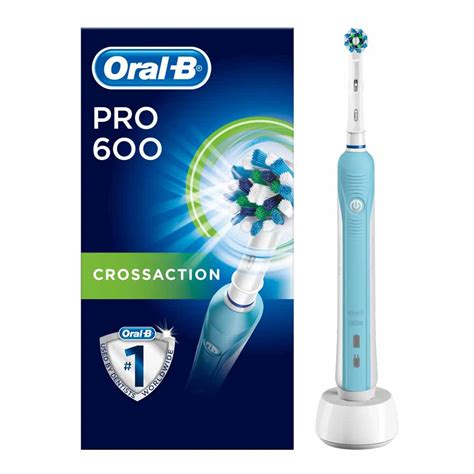 Oral B Pro 600 Cross Action Electric Rechargeable Toothbrush Wilko