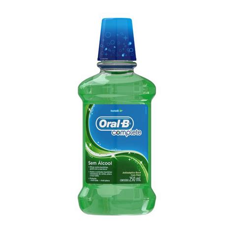 Anti Séptico Bucal Com Flúor Oral B Hortelã 250ml Higiene Bucal