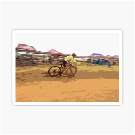 Mtb Bike Sticker For Sale By Ricobarinas Redbubble