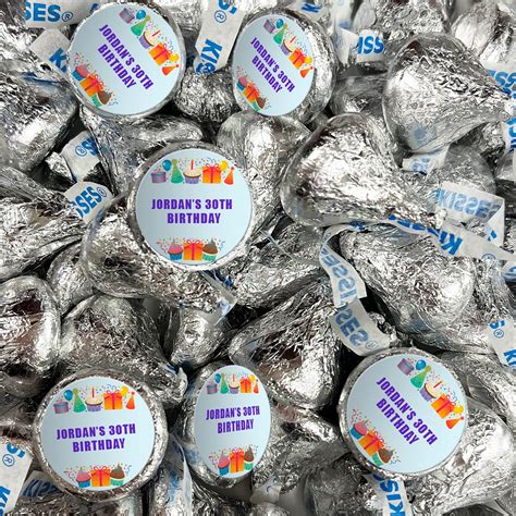 Personalized Birthday Hersheys Kisses 108 Pieces