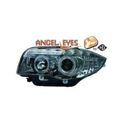 Set De Deux Phares Avant Design Led Angel Eyes Ccfl Chrome Bmw