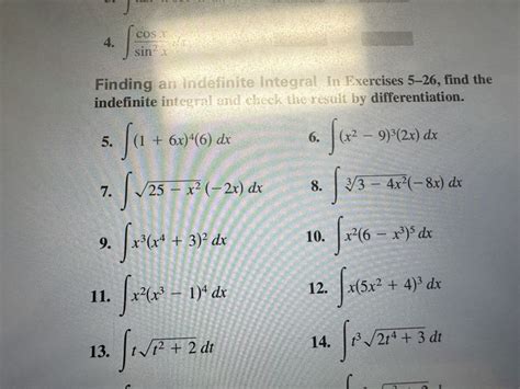 Solved 4 ∫sin2xcosx Finding An Indefinite Integral In