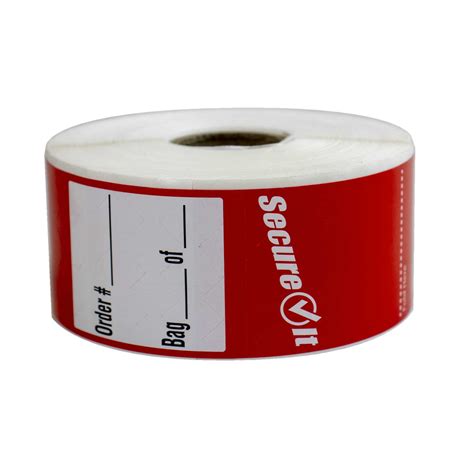 15 × 6 Secureit™ Tamper Evident Labels National Checking