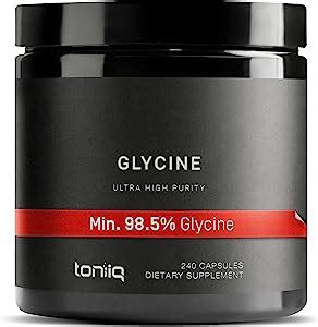 Toniiq 1300mg Glycine Powder Capsules 4 Month Supply Min 98 5