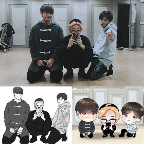 Resultado De Imagem Para Vminkook Fanart Bts Maknae Line Bts