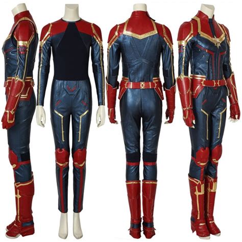 Movie Captain Marvel Carol Danvers Cosplay Costume Champion Cosplay