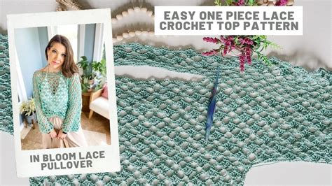 Easy One Piece Lace Crochet Top Pattern Youtube