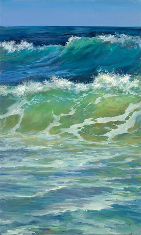 Left Ocean Painting By Laurie Snow Hein Ocean Landscape Painting