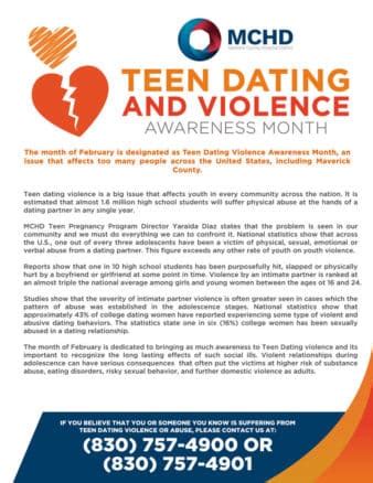 Observing Teen Dating and Violence Awareness Month - Maverick County ...