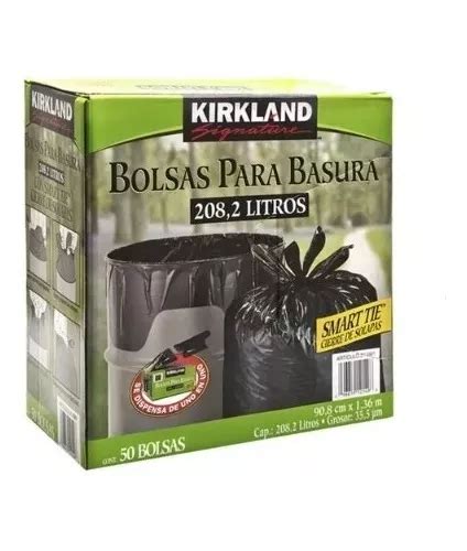 Kirkland Signature Bolsas Para Basura De Pl Stico Con Pzs Env O Gratis