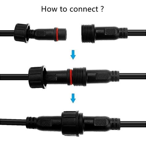 Connecteurs Etanches M Le Femelle Connecteur Led Plug Connecteurs Ip