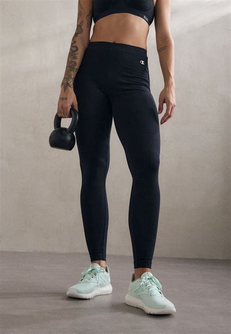 Champion Basic Leggings Legging Blackzwart Zalandonl