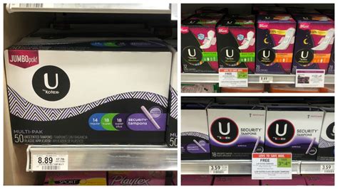 Amazing Deals On U By Kotex Products Available Now At Publix Iheartpublix