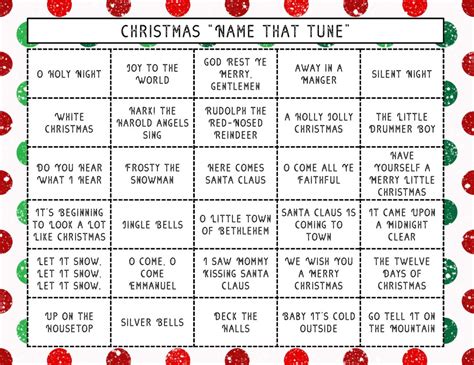 Christmas Name That Tune A Fun Holiday Game For All Ages Free