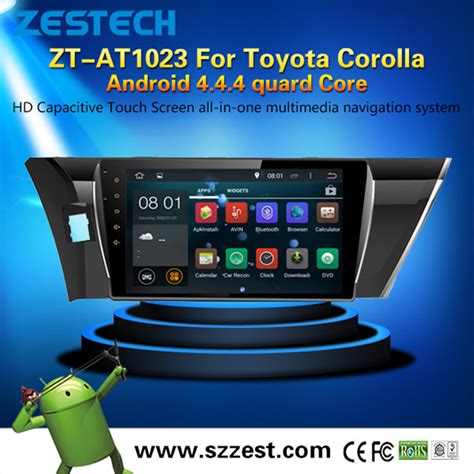 2 DIN Android Car DVD Player GPS Car Stereo Radio For Toyota Corolla