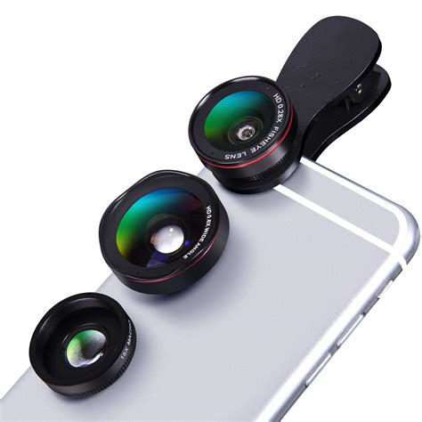 Universal Iphone Camera Lens Kit – Luxsure 3 in 1 Clip on Cell Phone ...