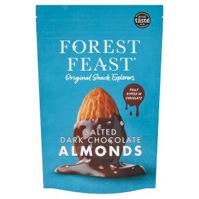 Forest Feast Salted Dark Chocolate Almonds Waitrose Partners