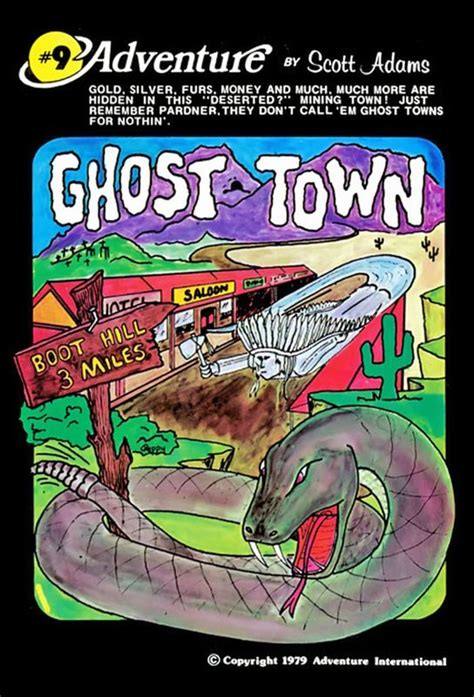 Ghost Town (1980) box cover art - MobyGames