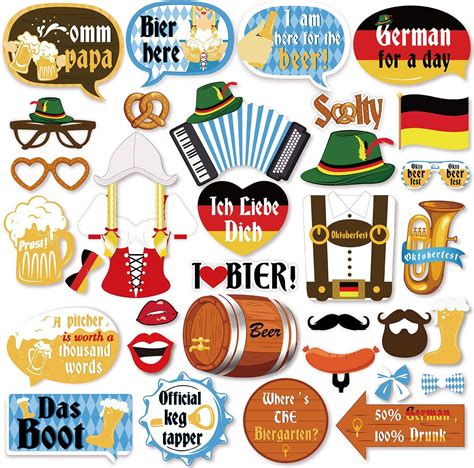 Amazon Lide Road Pcs Oktoberfest Photo Props Beer Festival