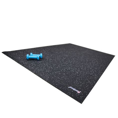 Large Exercise Rubber Mat & Equipment Mat 6’X4’Black – RevTime