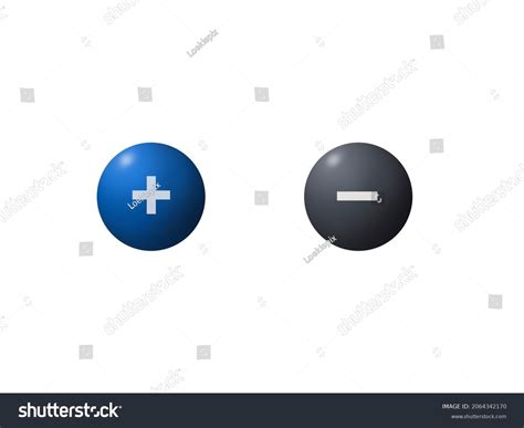 3d Llustration Cation Positively Charged Ion Stock Illustration ...