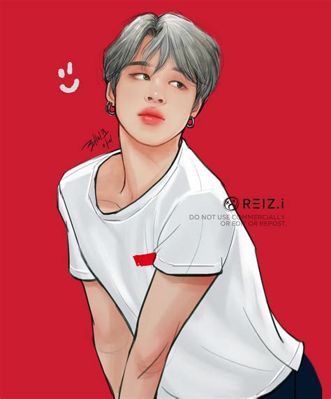 Fanart JIMIN Park Ji Min BTS Bangtan Sonyeondan 방탄소년단