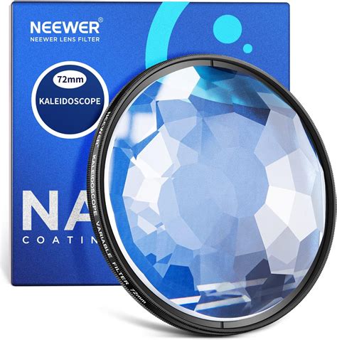 Amazon NEEWER 72mm Kaleidoscope Prism Lens Filter Photography