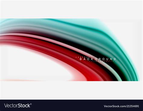 Rainbow Fluid Colors Abstract Background Twisted Vector Image