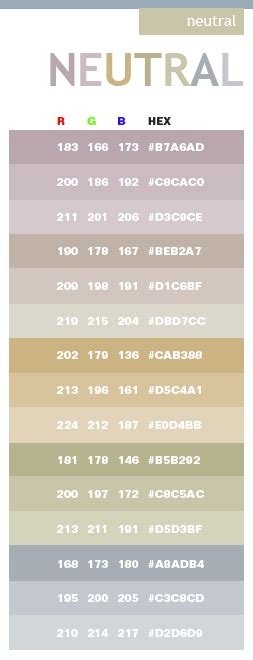 Palette Design Hex Color Palette Neutral Color Scheme Color Palate Neutral Color Palette