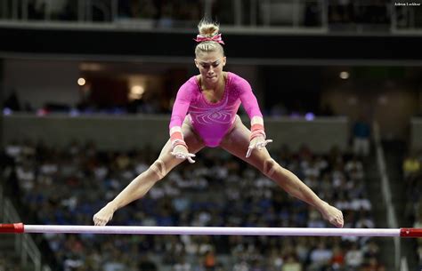 Artistic Gymnast Ashton Locklear On The Uneven Bars Hottestfemaleathletes