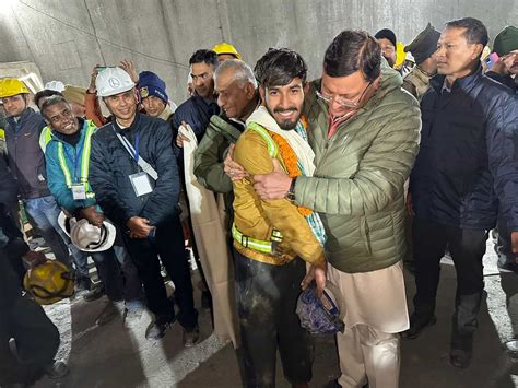 Uttarkashi Tunnel Rescue All 41 Workers Pulled Out From Collapsed