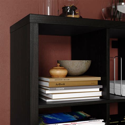 Kallax Shelving Unit Black Brown 147x147 Cm Ikea Lietuva