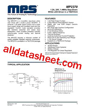 Mp Datasheet Pdf Monolithic Power Systems