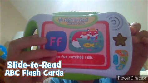 Leapfrog Slide To Read Abc Flash Cards Youtube