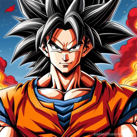 Goku's Super Saiyan 4 Form | Stable Diffusion Online